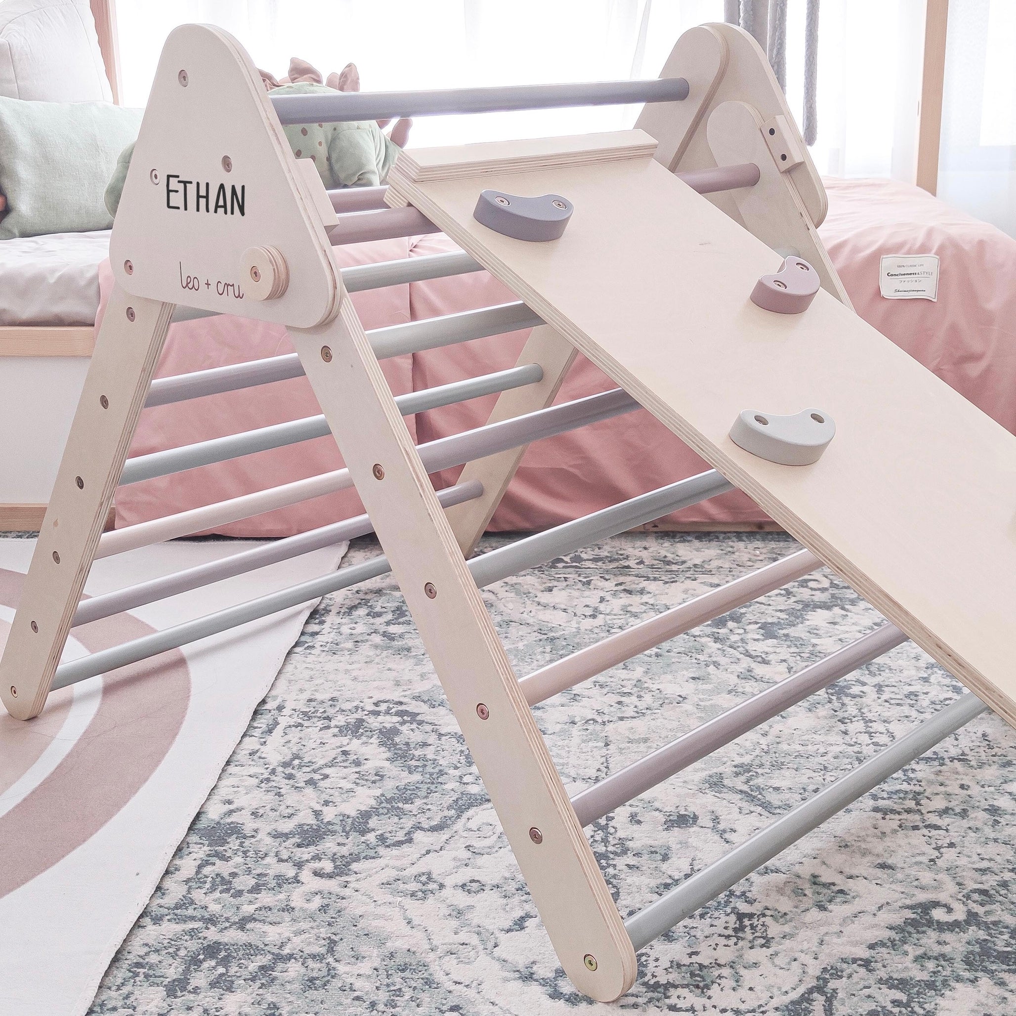 Foldi Pikler Climber Palette + Reversible Slide