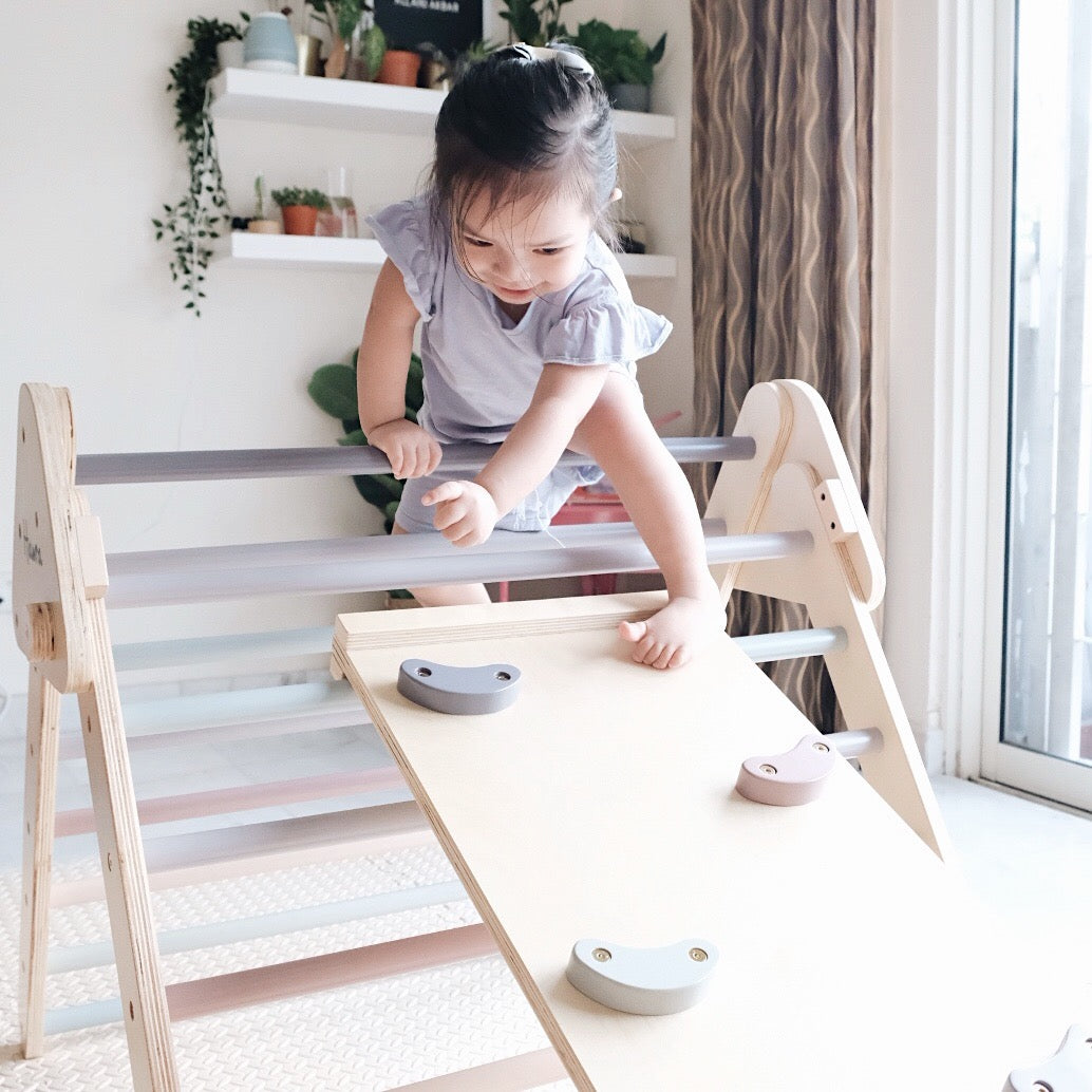 Foldi Pikler Climber Palette + Reversible Slide